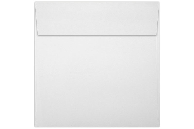LUXPaper Square Invitation Envelopes | Peel & Press | 5" x 5" | Bright White | 70lb. Text | 50 Qty - Image 1